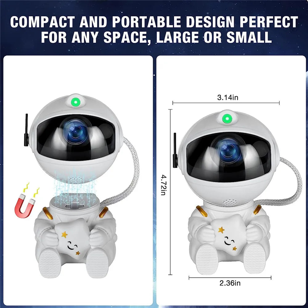 Star Projector Galaxy Night Light Astronaut Space Projector LED Lamp for Bedroom Home Decorative