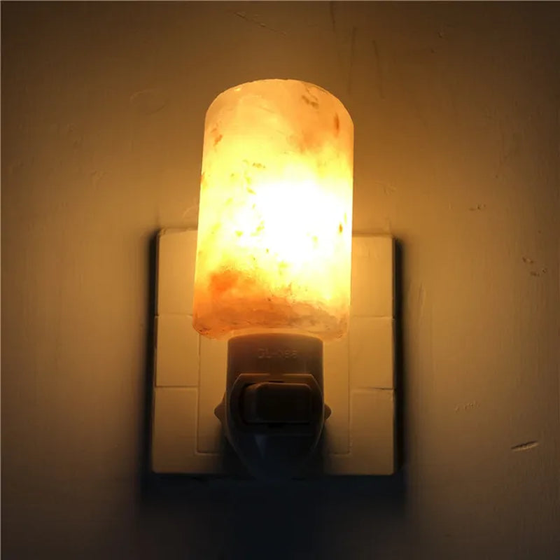 Natural Crystal Hand Carved Night Light Home Decor Air Purifying