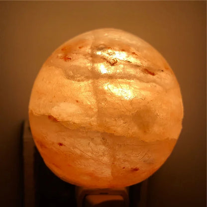 Natural Crystal Hand Carved Night Light Home Decor Air Purifying